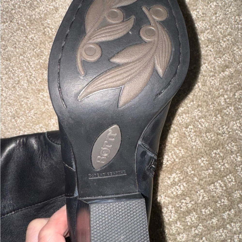 Born Black Heeled Boots - Picture 3 of 3